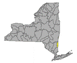 Map of NYS identifying the Housatonic River Watershed