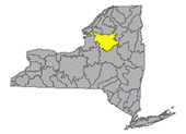 NYS Map identifying the Black River Watershed